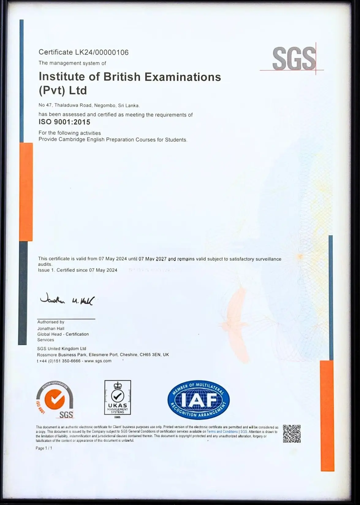 ISO Standard